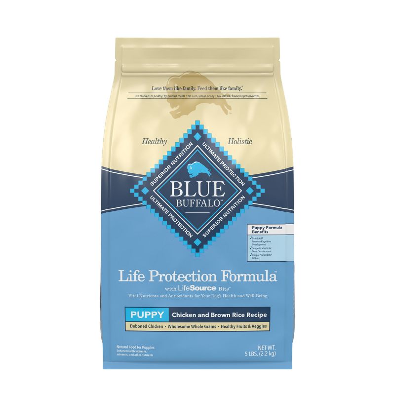 Blue Buffalo Life Protection Formula Natural Puppy Dry Dog Food with Chicken and Brown Rice, 1 of 15