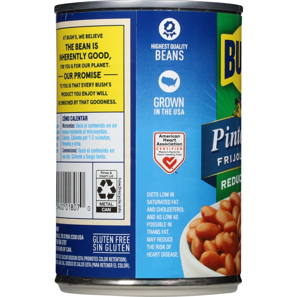 UPC 039400018070 product image for Bush's Reduced Sodium Pinto Beans - 16oz | upcitemdb.com