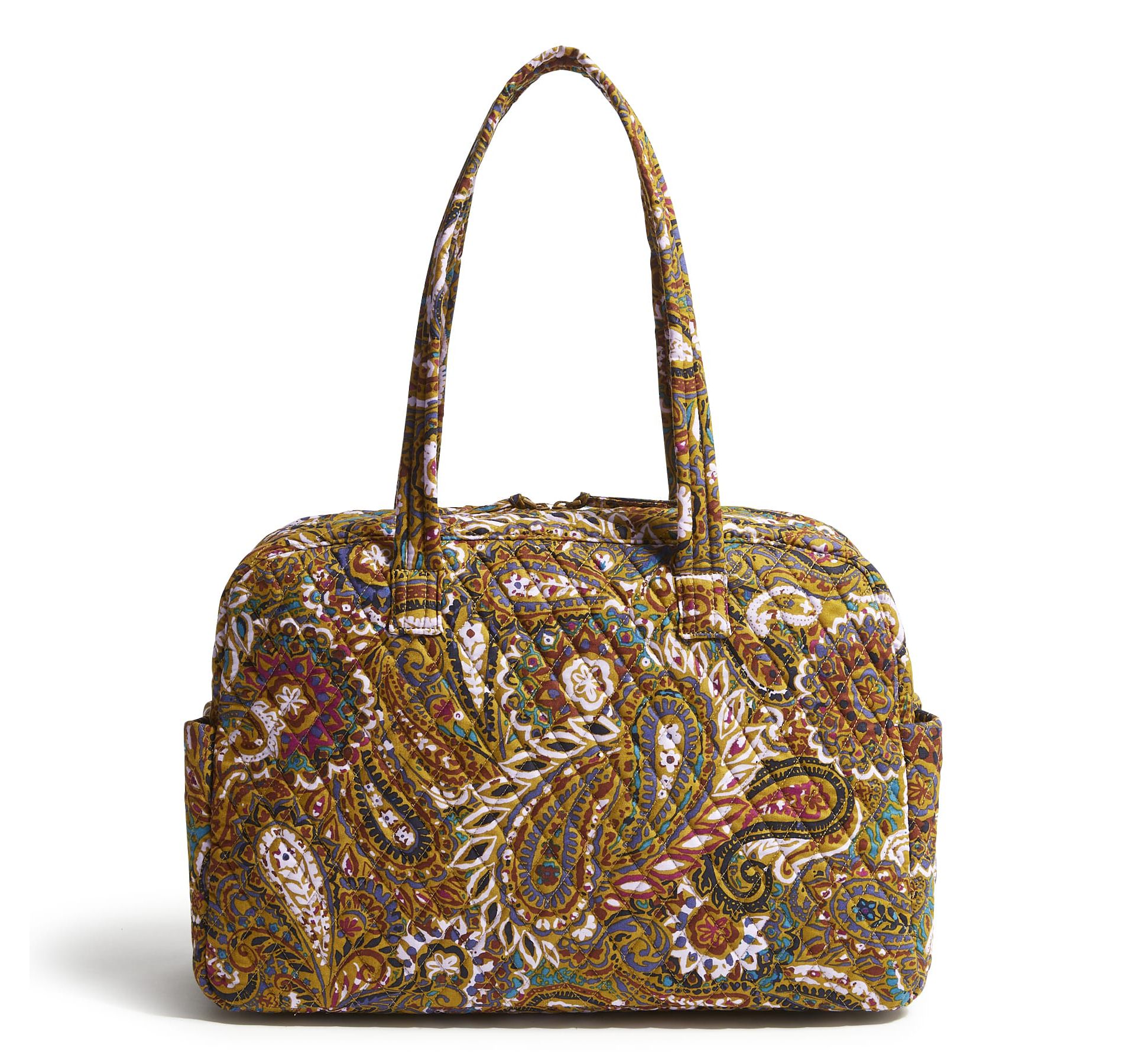 Vera Bradley Women's Outlet Cotton Weekender Travel Bag Buta Spray