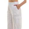 Derek Heart Womens High Rise Regular Fit Jogger with Cargo Pockets - 4 of 4