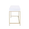 47" Ottey Vanity Table with Storage Drawers & Metal Base - Acme Furniture: No Assembly Required - 3 of 4