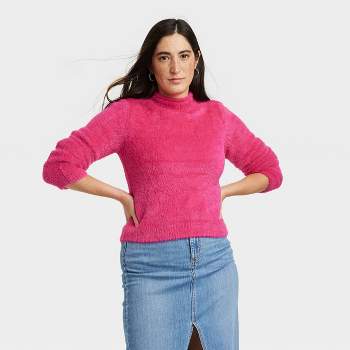 Women's Crewneck Cashmere-like Pullover Sweater - Universal Thread™ Dark  Gray S : Target