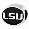 Black Bow Jewelry Sterling Silver & Enamel Louisiana State University Collegiate Bead - 2 of 4