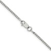 Black Bow Jewelry 1.75mm Sterling Silver Diamond Cut Solid Round Box Chain Necklace - 4 of 4