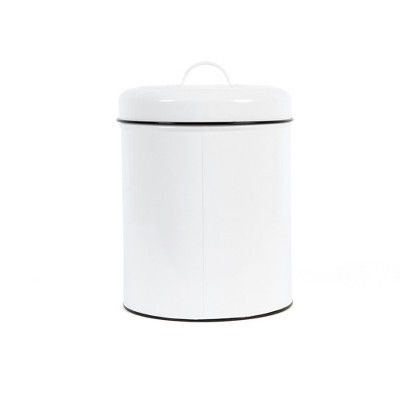 Bright White Farmhouse Ceramic Cookie Jar Set