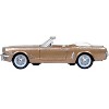 1965 Ford Mustang Convertible Prairie Bronze Metallic 1/87 (HO) Diecast Model Car by Oxford Diecast - 2 of 4