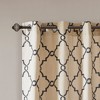 Gracie Mills Ondine Scroll Geometric Fretwork Grommet Window Curtain Panel - 2 of 4