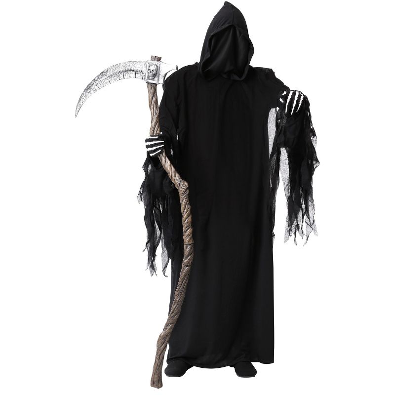 HalloweenCostumes.com Adult Dark Reaper Costume, 2 of 4