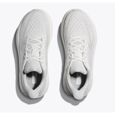 HOKA Clifton 9 Running Shoes for Men, White/White Size 10 — фото 3