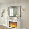 Apmir Rectangular Aluminum Alloy Framed and Tempered Glass Wall Bathroom Vanity Mirror in Matte Black/ Gold/ Silver/ Brown - 4 of 4