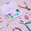 Juvale 12 Pack Mini Clear Storage Containers with 10 Grid Dividers, Small Plastic Tackle Box for Beads, Buttons, DIY Jewelry (2.5 x 5 in) - 2 of 4