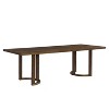 Christopher Knight Home Harper 95" Modern Rubberwood 8 Seater Rectangle Dining Table Walnut - 4 of 4