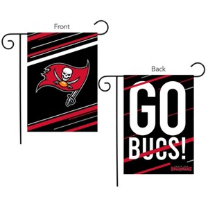 Briarwood Lane Tampa Bay Buccaneers Slogan Garden Flag NFL Licens - 1 of 3