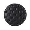 Sapphtopaz Modern Ottoman with Open Storage Shelf PU Upholstered Foot Stool with Button Tufted Wood Shoe Storage Bench for Living Room,Bedroom - 2 of 4