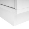 Buffet Cabinet with 2 Doors&Adjustable Shelf, Modern Kitchen Buffet Sideboard for Living Room, Kitchen with Golden Handles for Living Room, Kitchen - 3 of 4
