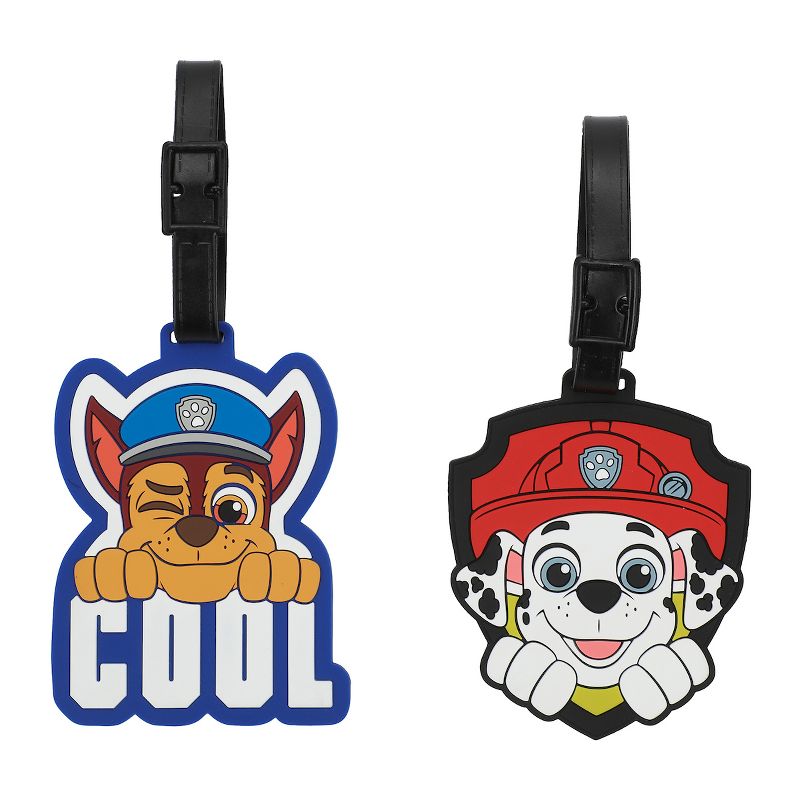 Paw Patrol Molded Rubber Youth Luggage Tag 2-Pack, 1 of 4