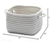 Colonial Mills Simply Home Shelf Square Storage - White 10"x10"x7" 100% Polypropylene Square - 2 of 2