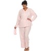 Whitemark Plus Size Three-Piece Pajama Set - 2 of 4