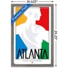 Trends International Team USA - Atlanta 1996. Games of the XXVI Olympiad. Framed Wall Poster Prints - 3 of 4
