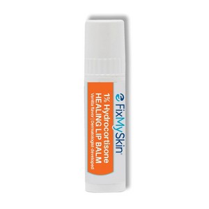 FixMySkin 1% Hydrocortisone Healing Lip Balm – Vanilla, 0.15 oz - 1 of 4