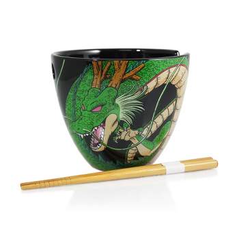 Just Funky Dragon Ball Super Shenron 16oz Ceramic Ramen Bowl with Chopsticks