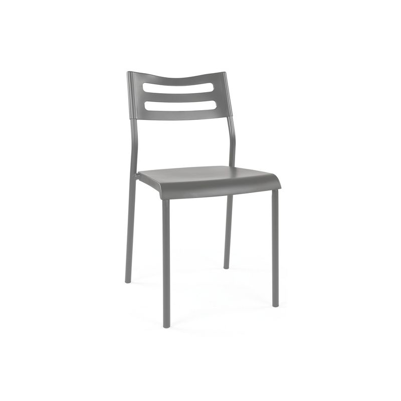 Plastic Desk Chair with Metal Frame - Humble Crew, 1 of 6
