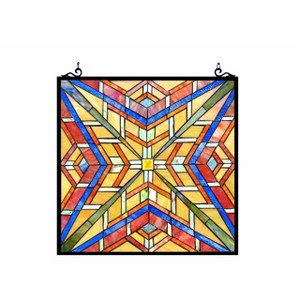 Chloe Lighting Prime Tiffany-Glass Window Panel 24" - 1 of 2