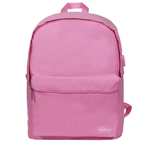 Rockland Classic Laptop 17 Backpack - Pink