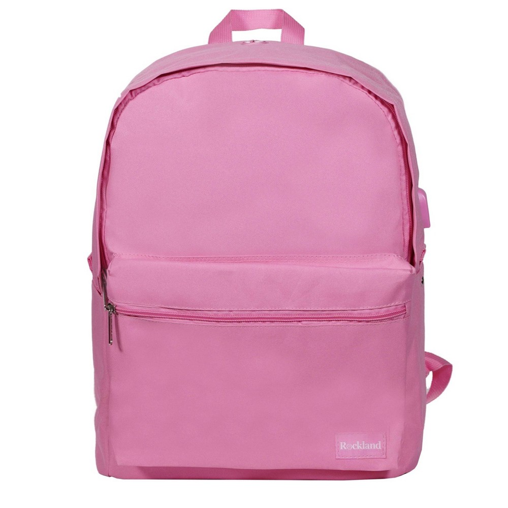 Photos - Backpack Rockland Classic Laptop 17"  - Pink 