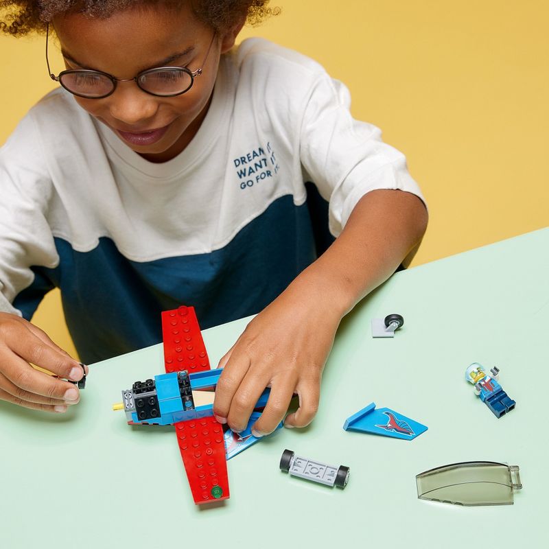 LEGO City Great Vehicles Stunt Plane Toy Building Set 60323, 6 of 8