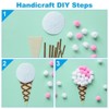 Unique Bargains Creative DIY Craft Decorations Home Art Supplies Pom Poms - 4 of 4