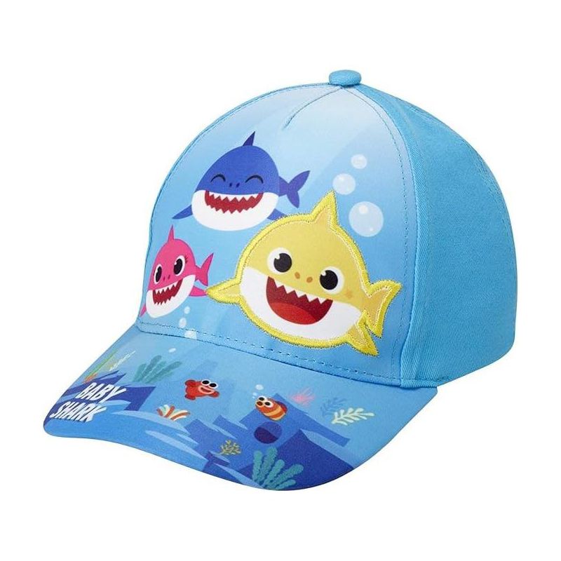 Baby Shark Boy's Baseball Cap, Curved Brim Hat for Toddlers Ages 2-4, 1 of 4