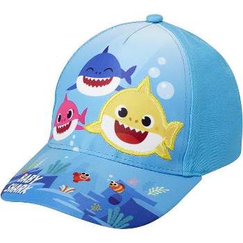 Baby Shark Boy's Baseball Cap, Curved Brim Hat for Toddlers Ages 2-4