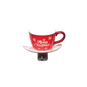 C&F Home Merry Christmas Teacup Nightlight - 1 of 3