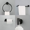 6-Piece Wall-Mounted Stainless Steel Bathroom Towel Bar Set - 3 of 4