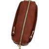 BEAFUP Triple Zip Small Crossbody Bag - Faux Leather Shoulder Bag with Gold Tone Hardware and Adjustable Strap - Zipper Closure for Everyday - 4 of 4