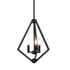 Elegant Lighting Irina 3 lights pendant in black - 3 of 4