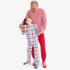 Primary Kids Flannel Pj Top In Rainbow Plaid - 3 of 3