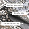 Washable Rug for Living Room  Trellis Rug Non Slip Throw Rugs Vintage Bedroom Rugs Low Pile Non Shedding - 2 of 4