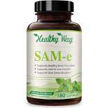 Healthy Way SAM-e, Supports Health & Brain Function, 180 Capsules, 500mg