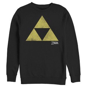 Men's Nintendo Legend of Zelda Classic Triforce Sweatshirt - 1 of 3
