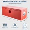 GustoWave 30/36/48in W Metal Truck Tool Box, Heavy Duty Truck Bed Toolboxes with Lock & Keys, Tool Chest Storage Organizer - 2 of 4