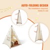 VEVOR Kids Play Tent,  Tent for Kids 1-5 Years Old, Tent for Kids with Windows, Foldable Toddler Tent with Mat and Carrying Bag, Beige - 3 of 4