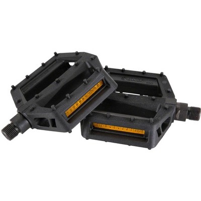 Salt Junior Pedals - Platform, Composite/Plastic, 1/2", Black
