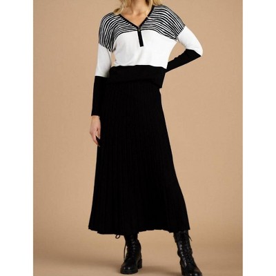 Women's Knit Sweater Skirt - MARBLE