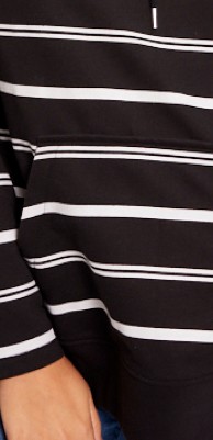 black horizontal stripe