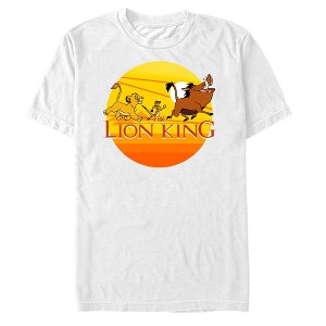 Men's Lion King Simba Timon and Pumbaa Strut T-Shirt - 1 of 4