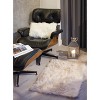 Luxe Hudson Faux Sheepskin Single Rug | 2'x3' - 3 of 4