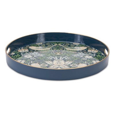 Melrose Round William Morris Tray 13.5"D