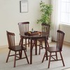 Okak Round/Rectangular Dining Table Solid Wood Kitchen Table Dining Table for 4 for Dining Room, Small Space - 4 of 4